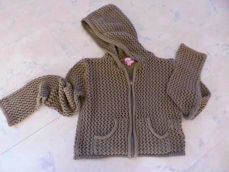 Crop sveter pod lopatky, m