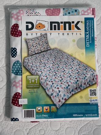 Detské posteľné prádlo zn. dominik, šírka (cm): 90,dĺžka (cm): 135