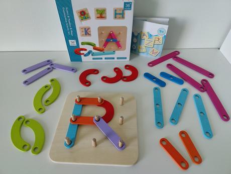 Geoboard - edukatívna drevená nastokávačka,