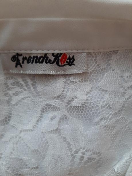 Romantická, krajková blúzka, s