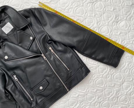 Bunda kožená zara čierna, zara,140