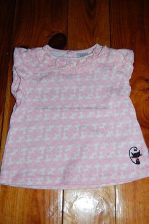 Tričko s mačkami 0-3mes, f&f,62