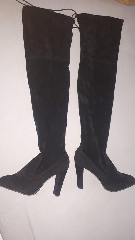 Vysoké semišové čižmy 37, 37