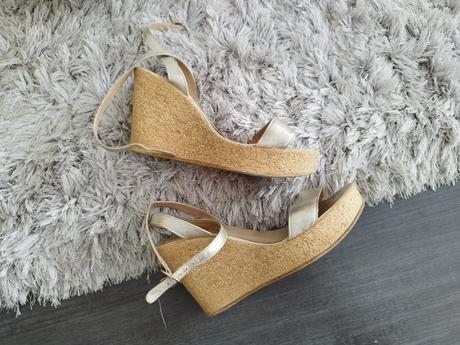 Zlaté sandálky ., lasocki,40