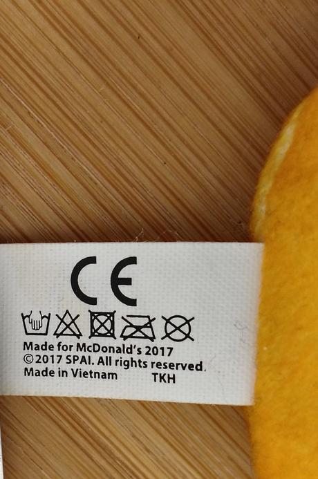 Zberateľský plyšák  smajlík gene, mcdonald's 10 cm, 
