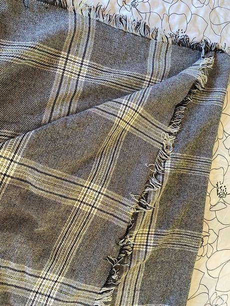 Elegantný mäkký káro šál - uni, 