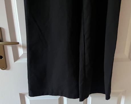 Čierne zvonové nohavice, l/40, l