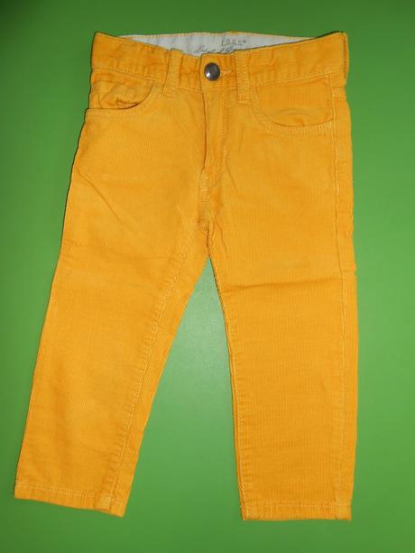 Menčestrové nohavice, h&m,92