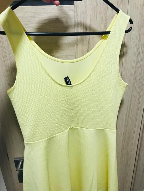 Saty žlté 40, h&m,40