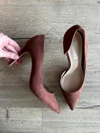 Lodičky mango 41 hnedé, top stav, mango,41