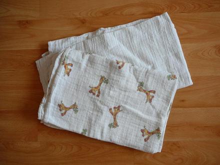 2x plienkove osušky, 