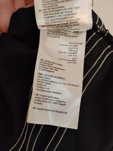 Adidas originals crop top - ikonické 3 pruhy, adidas,38 / m