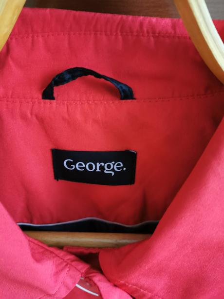 Červený prechodný dámsky kabatik, george,42
