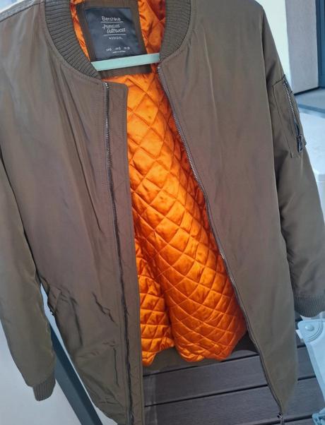 Predĺžená bomber bunda bershka, bershka,s