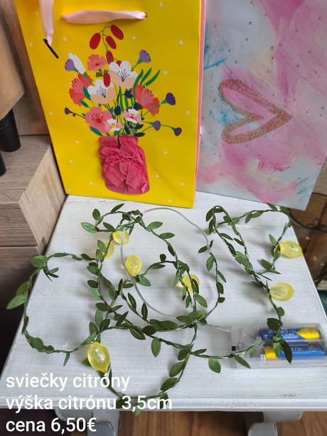 Sviečky citróny, 