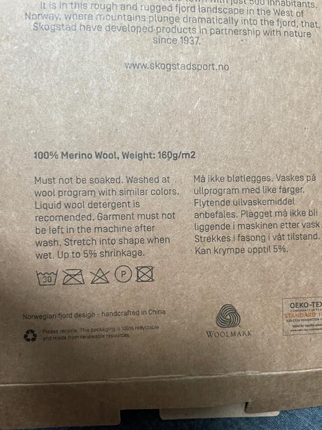 Merino tričko skogstad, skogstad,128