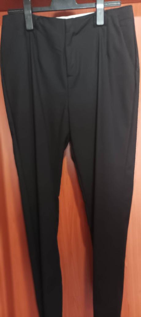 Čierne elegantné spoločenské nohavice reserved, reserved,42