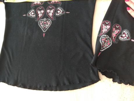 Tričko s výšivkou, m