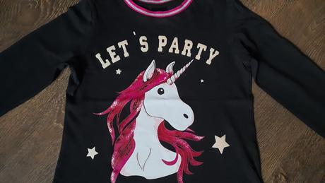 Tričko dl.rukáv "jednorožec" v.140/146, bonprix,140