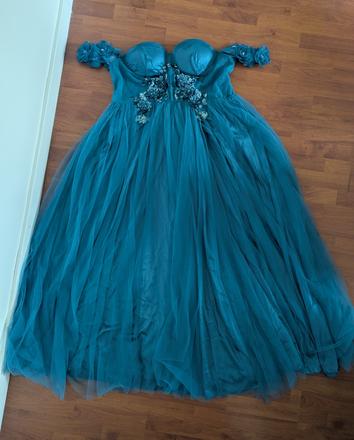 Spoločenské "princeznovské" šaty 50/52, <50 / 50 / 52 / 4xl / 5xl