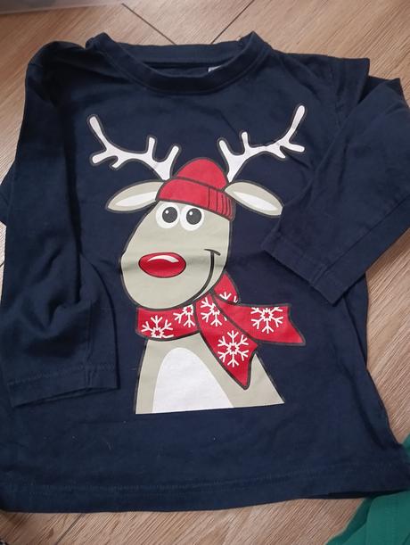 Vianočné tričká 2ks, bonprix,104