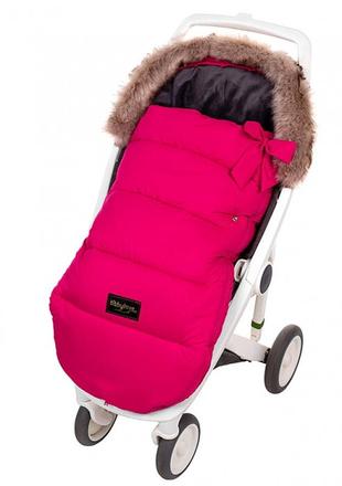 Baby nellys detský fusak 4 v 1 s kožušinkou amaran, nellys