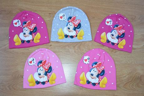 Úžasná bavlnená čiapočka minnie a mickey, 74 - 122