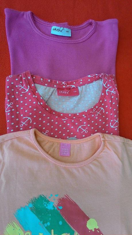 Trička 3 ks, okay,128