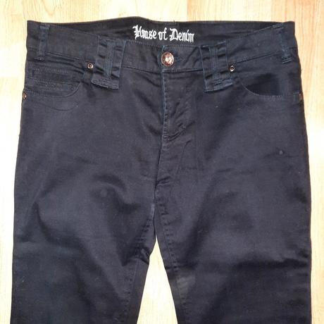 Dámske čierne rifle 40, 40