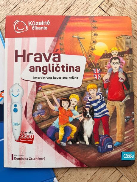 Kuzelne citanie 2 knihy a interaktivne pero, 