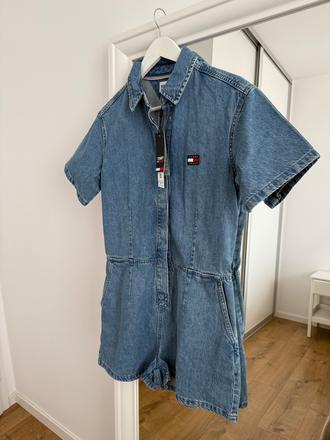 Tommy hilfiger denim rifľový overál, tommy hilfiger,m