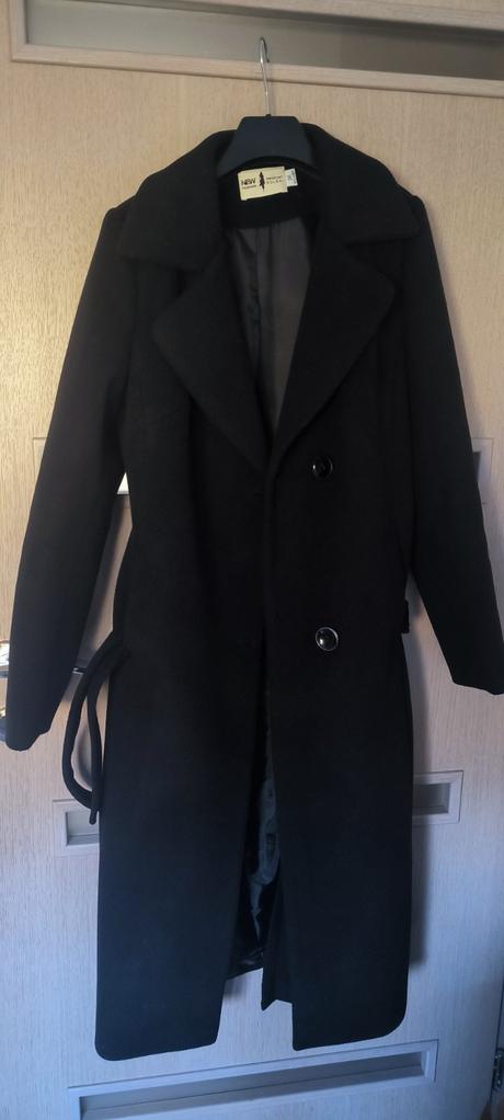 Dlhý kabát na zimu, s