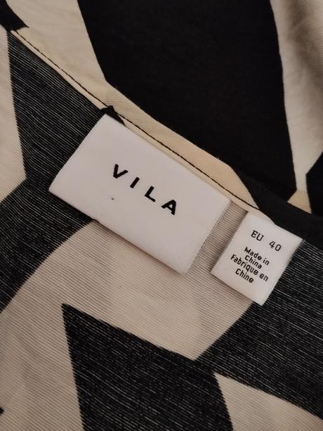 Zebra vzor šaty vila - elegantné šaty, 40