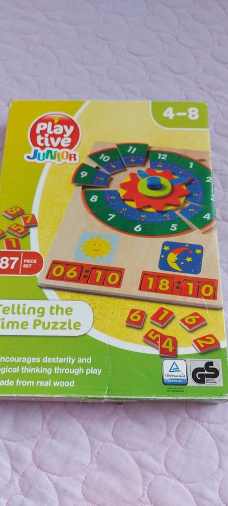 Puzzle hodiny s počítadlom, 
