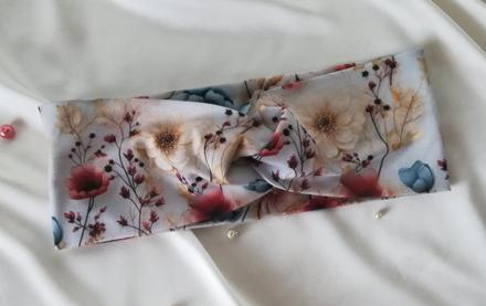 Úpletová čelenka, dvojvrstvová.,twist, 