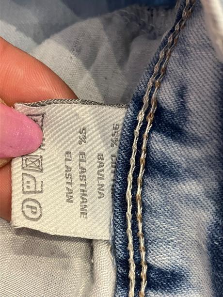 Dievčenské rifľové šortky, 158