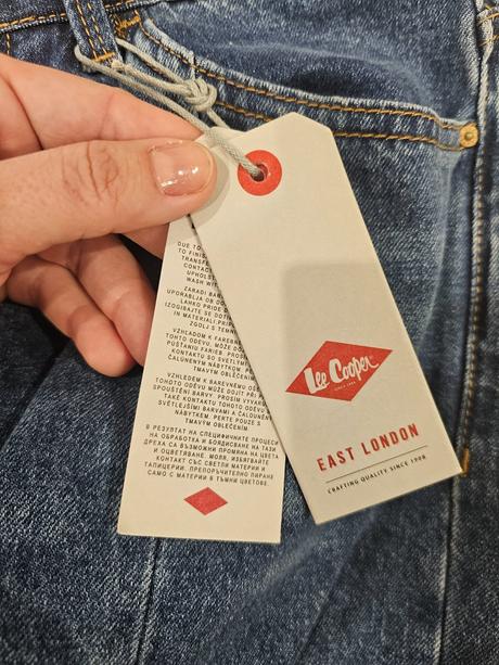 Rifle s vysokym pasom mom fit w27 l32, lee cooper,s