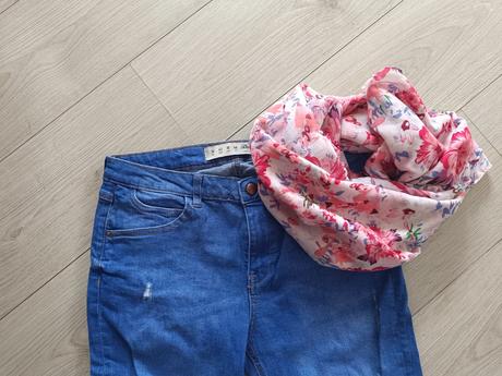 Elastické rifle, primark,42