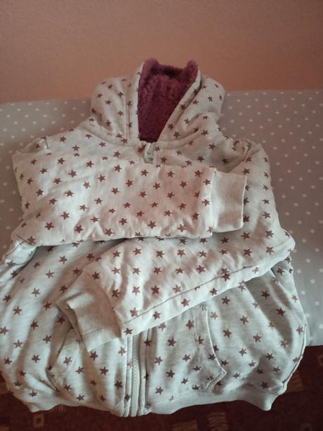 Dievčenská mikina hrubá 110/116, lupilu,110