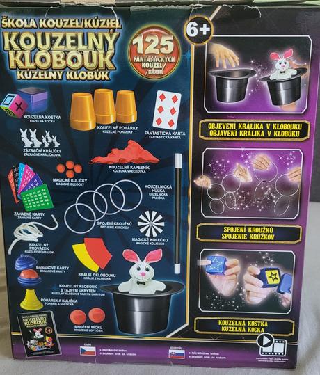 Škola kúziel - kúzelný klobúk (125 trikov) - ako n, 