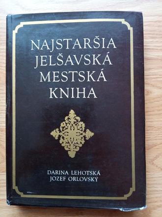 Najstaršia jelšavská mestská kniha,