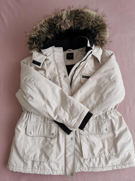 Zimna sportov-elegantna outdoor lyziarska bunda, new look,5xl