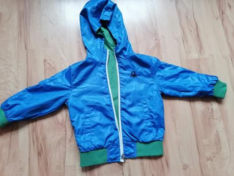 Jesenná - obojstranná vetrovka - 98/104, benetton,104
