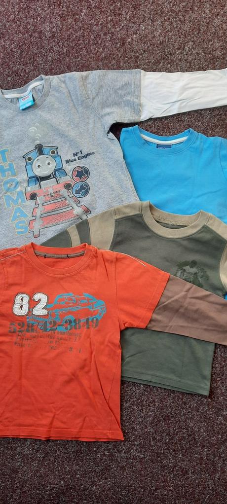 Tričká s dlhým rukávom, 104–116