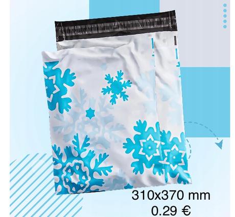 Vianočné plastove obalky, 