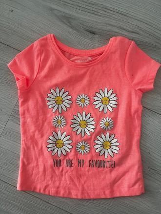 Tričko so sedmokraskami, primark,98