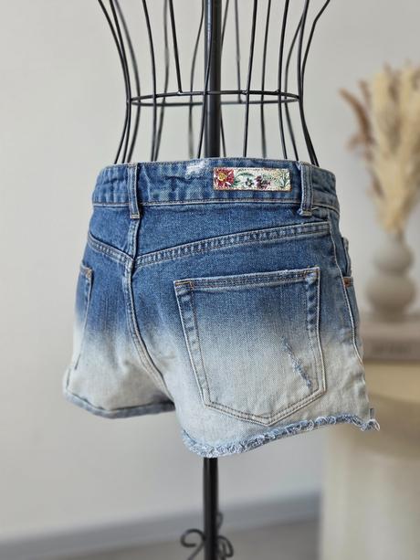 Zara mini rifľové kraťasy s/m, zara,s