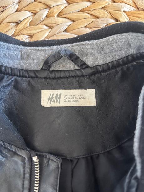 Motorkárska koženka 164, h&m,164