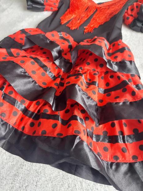 Tanečnica flamenco karnevalové šaty veľ.86-98,