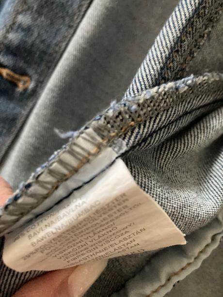 Elastická riflovka m/l/xl, m